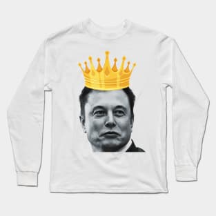 King Elon Musk Long Sleeve T-Shirt